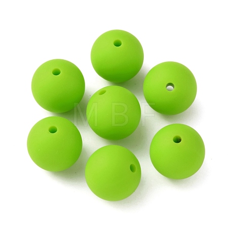 Food Grade Eco-Friendly Silicone Focal Beads SIL-WH0013-01K-1