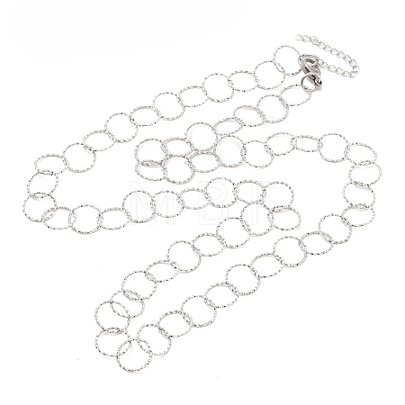 Non-Tarnish 304 Stainless Steel Necklaces STAS-D084-26P-1