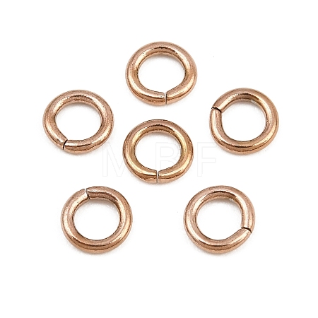 304 Stainless Steel Open Jump Rings SA-CBAF81C-01H-RG-1