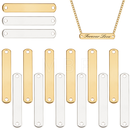 32Pcs 2 Colors  Brass Connector Charms FIND-BC0013-06-1