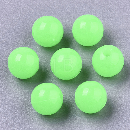 Luminous Acrylic Beads MACR-N008-25E-1