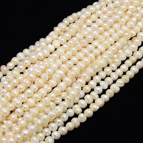 Natural Cultured Freshwater Pearl Beads Strands PEAR-L001-A-14-1