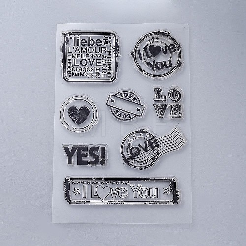 Silicone Stamps DIY-L036-C09-1