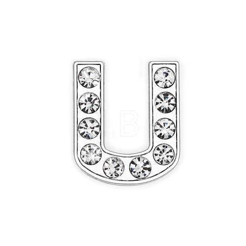 Eco-Friendly Zinc Alloy Slide Charms ALRI-WH0001-01P-U-1