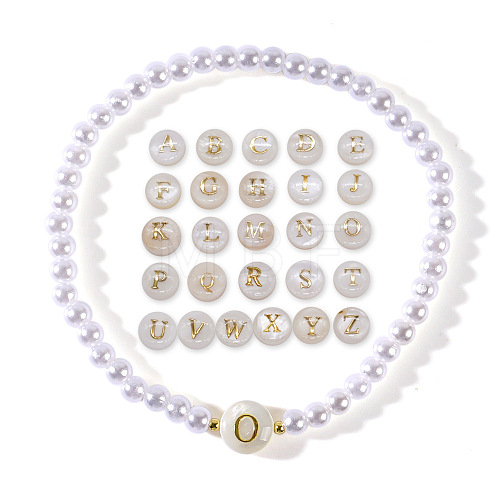 White Imitation Pearl Bracelet NN7430-22-1