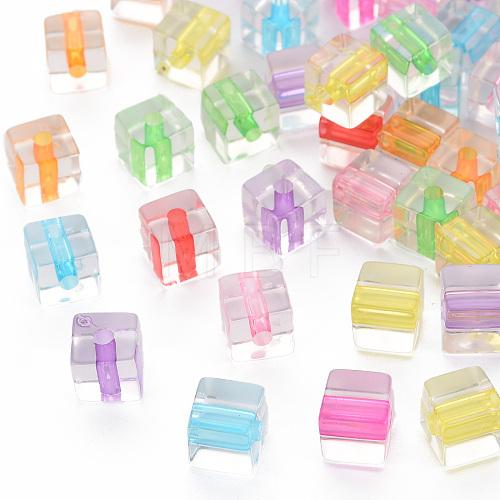 Transparent Acrylic Beads TACR-S117-12-1