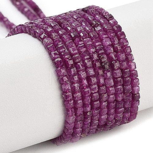 Natural Ruby Beads Strands G-H042-B35-01-1