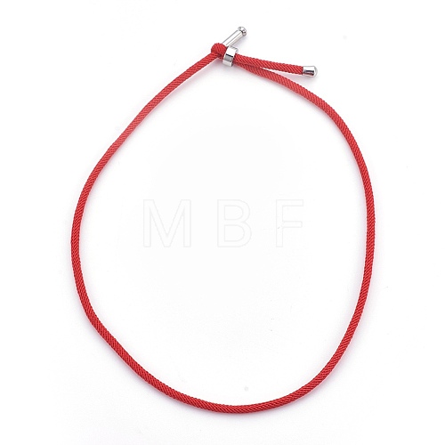 Cotton Twisted Cord Necklace Making MAK-E665-08A-1