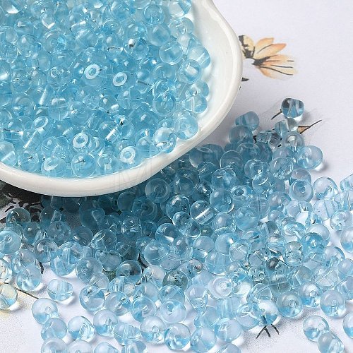 Transparent Acrylic Beads MACR-K359-02H-1