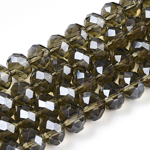 Electroplate Glass Beads Strands EGLA-A034-T6mm-A09-A-1