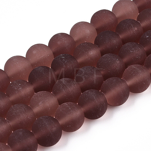 Transparent Glass Beads Strands GLAA-T032-T10mm-MD19-1