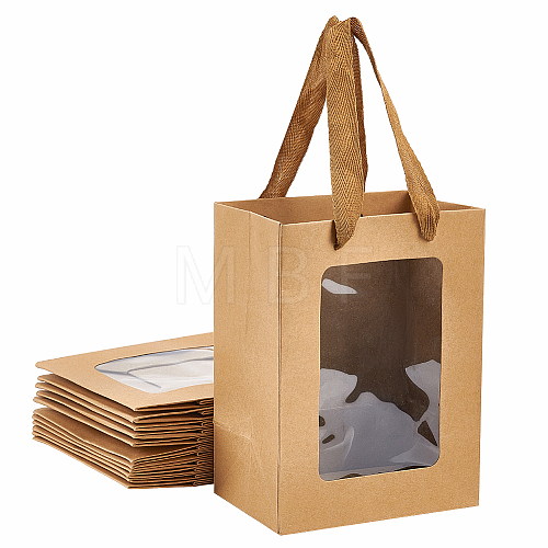 Rectangle Paper Gift Bags ABAG-WH0048-09C-1