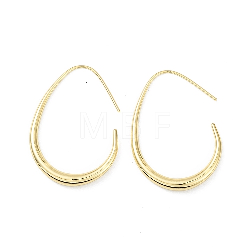 Brass Teardrop Dangle Earrings for Women EJEW-G347-02G-1