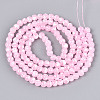 Baking Paint Glass Beads Strands DGLA-N015-6mm-02-2