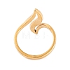 304 Stainless Steel Thin Curve Ring for Women RJEW-C086-26-G-3