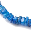 6Pcs 6 Colors Natural Freshwater Shell Chip Beaded Stretch Bracelets BJEW-JB12725-5