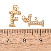 304 Stainless Steel with Crystal Rhinestone Charms RB-CBA5270-11G-F-3