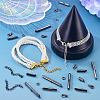 560Pcs 10 Styles Iron Slide On End Clasp Tubes DIY-TA0015-91-8