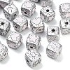 Printed Carved Opaque Acrylic Beads AC-CBADA7D-13-1