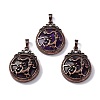 Natural Amethyst Pendants G-A241-02R-21-1