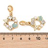 Alloy Enamel European Dangle Charms AL-CBAC2D3-15G-3