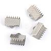 304 Stainless Steel Ribbon Crimp Ends STAS-S047-058-1