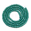 Opaque Solid Color Glass Beads Strands EGLA-T021-02C-2