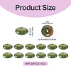 80Pcs 61G Acrylic Imitation Gemstone Beads MACR-TADJ0001-10C-3