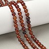 Natural Orange Garnet Beads Strands G-G271-B01-6mm-1