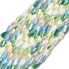 Electroplate Glass Beads EGLA-D300-01A-02-1