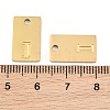 304 Stainless Steel Pendants SA-CBA1839-21G-I-3