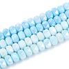 Anti-Tarnish Electroplate Glass Beads Strands GLAA-T025-6mm-11B-1