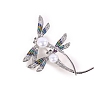 Dragonfly Alloy Rhinestone Brooch PW-WG859D6-01-3