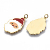 316 Surgical Stainless Steel Enamel Pendants LS-STAS-S116-387G-2