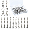30Pcs 3 Styles 304 Stainless Steel Ice Pick Pinch Bails STAS-YW0001-92-1
