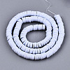 Handmade Polymer Clay Beads Strands CLAY-R089-6mm-024-2