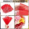 1 Bag Polyester Flower Bouquet Wrapping Mesh Paper OCOR-BC0007-29D-4