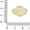 Religion Brass Saint Benedict Medal Links Connector Charms KK-P350-04G-3