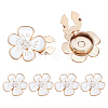 6Pcs Zinc Alloy Cufflinks BUTT-ME0001-51A-1