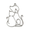 304 Stainless Steel Pendants STAS-F326-19P-1