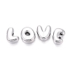 UV Plating Acrylic European Beads OACR-N160-34B-2