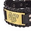 Full Grain Leather Cord Bracelets BJEW-G620-B02-2