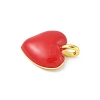 Brass Enamel Pendants KK-Z107-03G-2