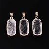 Natural Quartz Crystal Pendants G-N349-03A-G-1
