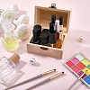 Wood Treasure Chest Storage Boxes with Hinged Lid and Metal Clasps AJEW-GF0014-35A-4