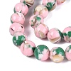 Assembled Synthetic Turquoise and Trochus Shell Beads Strands G-N369-02B-01-3