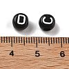 Opaque Acrylic Beads OACR-D282-01B-4