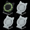 4Pcs Clear Acrylic Slant Back Single Bracelet Bangle Display Stands AC-FS5191-01A-1