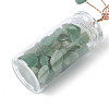 Natural Green Aventurine Chips Tree Decorations DJEW-P021-E02-3