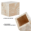 Rectangle Marble Storage Holder for Bathroom AJEW-WH0880-74B-01-3